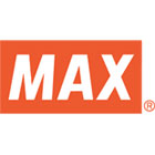MAX USA CORP. Flat Clinch Light Effort Stapler, 35-Sheet Capacity, Red