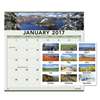 AT-A-GLANCE Landscape Monthly Wall Calendar, 12 x 12, 2017