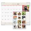 AT-A-GLANCE Puppies Monthly Desk Pad Calendar, 22 x 17, 2017