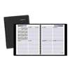 AT-A-GLANCE Open-Schedule Weekly Appointment Book, 6 7/8 x 8 3/4, Black, 2017
