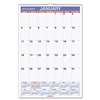 AT-A-GLANCE Monthly Wall Calendar with Ruled Daily Blocks, 15 1/2 x 22 3/4, White, 2017