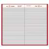 AT-A-GLANCE Standard Diary Daily Diary, Recycled, Red, 7 11/16 x 12 1/8, 2017