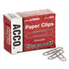 ACCO BRANDS, INC. Smooth Standard Paper Clip, Jumbo, Silver, 100/Box, 10 Boxes/Pack