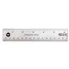 ACME UNITED CORPORATION Stainless Steel Office Ruler With Non Slip Cork Base, 12"