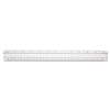 ACME UNITED CORPORATION 12" Magnifying Ruler, Plastic, Clear