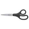 ACME UNITED CORPORATION KleenEarth Basic Plastic Handle Scissors, 8" Long, Pointed, Black