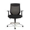ALERA Alera EB-K Series Synchro Mid-Back Mesh Chair, Black/Cool Gray Frame