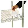 ALERA Shelf Liners For Wire Shelving, Clear Plastic, 48w x 18d, 4/Pack