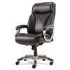 ALERA Alera Veon Series Executive HighBack Leather Chair, Coil Spring Cushioning,Black