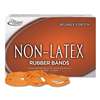 ALLIANCE RUBBER Non-Latex Rubber Bands, Sz. 64, Orange, 3 1/2 x 1/4, 380 Bands/1lb Box