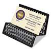 ARTISTIC LLC Urban Collection Punched Metal Business Card Holder, Holds 50 2 x 3 1/2, Black