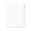 AVERY-DENNISON Avery-Style Legal Exhibit Side Tab Divider, Title: 27, Letter, White, 25/Pack