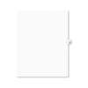 AVERY-DENNISON Avery-Style Legal Exhibit Side Tab Divider, Title: 37, Letter, White, 25/Pack