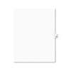 AVERY-DENNISON Avery-Style Legal Exhibit Side Tab Divider, Title: 38, Letter, White, 25/Pack