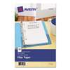 AVERY-DENNISON Mini Binder Filler Paper, 5-1/2 x 8 1/2, 7-Hole Punch, College Rule, 100/Pack