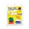 AVERY-DENNISON Insertable Index Tabs with Printable Inserts, 1, Assorted Tab, 25/Pack