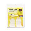 AVERY-DENNISON Insertable Index Tabs with Printable Inserts, One, Clear Tab, 25/Pack