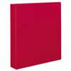 AVERY-DENNISON Durable Binder with Slant Rings, 11 x 8 1/2, 1 1/2", Red