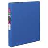AVERY-DENNISON Durable Binder with Slant Rings, 11 x 8 1/2, 1", Blue