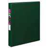 AVERY-DENNISON Durable Binder with Slant Rings, 11 x 8 1/2, 1", Green