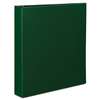 AVERY-DENNISON Durable Binder with Slant Rings, 11 x 8 1/2, 1 1/2", Green