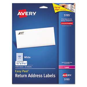 AVE5195 Avery Easy Peel Laser Address Labels