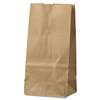 GENERAL SUPPLY #2 Paper Grocery Bag, 30lb Kraft, Standard 4 5/16 x 2 7/16 x 7 7/8, 500 bags
