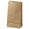 GENERAL SUPPLY #6 Paper Grocery Bag, 35lb Kraft, Standard 6 x 3 5/8 x 11 1/16, 500 bags