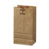 GENERAL SUPPLY #2 Paper Grocery, 52lb Kraft, Extra-Heavy-Duty 4 5/16x2 7/16 x7 7/8, 500 bags