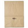 GENERAL SUPPLY 1/6 BBL Paper Grocery Bag, 57lb Kraft, Standard 12 x 7 x 17, 500 bags