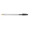 BIC CORP. Cristal Xtra Smooth Ballpoint Stick Pen, Black Ink, 1mm, Medium, Dozen