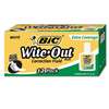 BIC CORP. Wite-Out Extra Coverage Correction Fluid, 20 ml Bottle, White, 1/Dozen