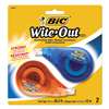 BIC CORP. Wite-Out EZ Correct Correction Tape, Non-Refillable, 1/6" x 472", 2/Pack