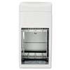 BOBRICK WASHROOM Matrix Series Two-Roll Tissue Dispenser, 6 1/4w x 6 7/8d x 13 1/2h, Gray