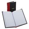 ESSELTE PENDAFLEX CORP. Record/Account Book, Black/Red Cover, 144 Pages, 5 1/4 x 7 7/8