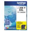 BROTHER INTL. CORP. LC20EY INKvestment Super High-Yield Ink, Yellow