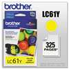 BROTHER INTL. CORP. LC61Y Innobella Ink, Yellow