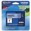 Brother P-Touch TZE151 TZe Standard Adhesive Laminated Labeling Tape, 1w, Black on Clear