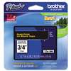Brother P-Touch TZE344 TZe Standard Adhesive Laminated Labeling Tape, 3/4w, Gold on Black