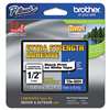 Brother P-Touch TZES231 TZe Extra-Strength Adhesive Laminated Labeling Tape, 1/2w, Black on White