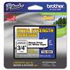 Brother P-Touch TZES241 TZe Extra-Strength Adhesive Laminated Labeling Tape, 3/4w, Black on White
