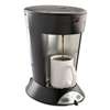 BUNN-O-MATIC My Cafe Pourover Commercial Grade Coffee/Tea Pod Brewer, Stainless Steel, Black