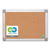 BI-SILQUE VISUAL COMMUNICATION PRODUCTS INC Earth Cork Board, 18x24, Aluminum Frame