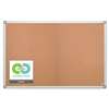 BI-SILQUE VISUAL COMMUNICATION PRODUCTS INC Earth Cork Board, 48 x 72, Aluminum Frame
