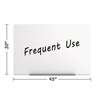BI-SILQUE VISUAL COMMUNICATION PRODUCTS INC Magnetic Dry Erase Tile Board, 29 1/2 x 45, White Surface