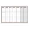 BI-SILQUE VISUAL COMMUNICATION PRODUCTS INC Weekly Planner, 36x24, Aluminum Frame