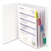 C-LINE PRODUCTS, INC Sheet Protectors with Index Tabs, Assorted Color Tabs, 2", 11 x 8 1/2, 5/ST