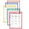 C-LINE PRODUCTS, INC Reusable Dry Erase Pockets, 9 x 12, Assorted Primary Colors, 10/Pack