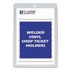 C-LINE PRODUCTS, INC Clear Vinyl Shop Ticket Holder, Both Sides Clear, 25", 5 x 8, 50/BX