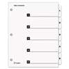 CARDINAL BRANDS INC. Traditional OneStep Index System, 5-Tab, 1-5, Letter, White, 5/Set